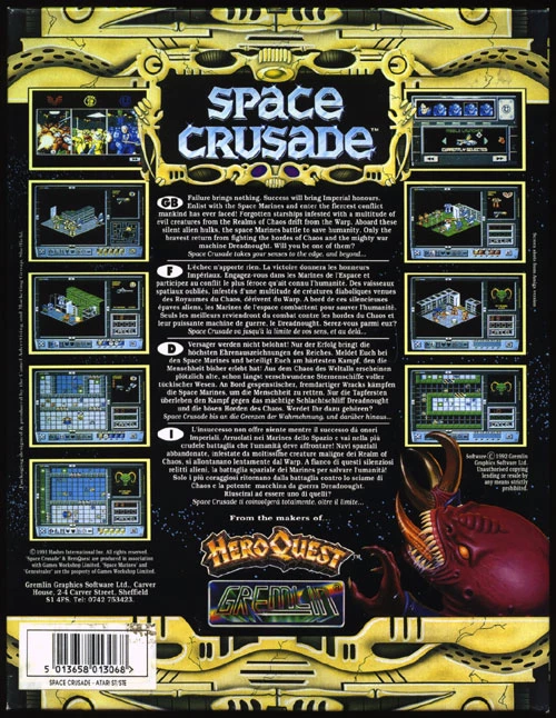 Large scan of the game box