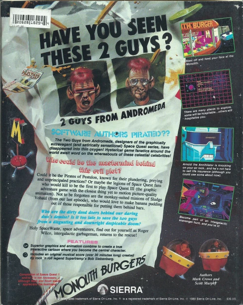 Large scan of the game box