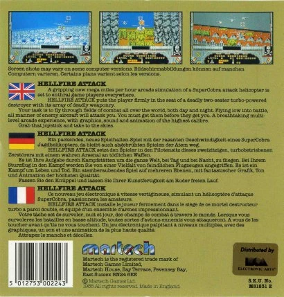 Large scan of the game box