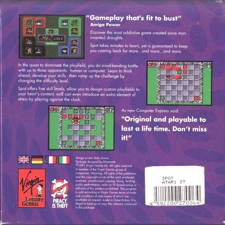Large scan of the game box
