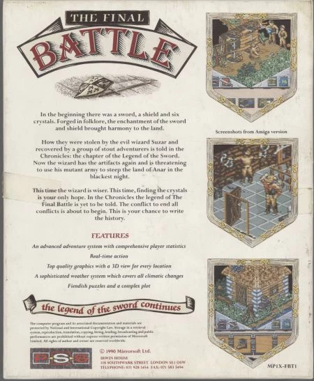 Large scan of the game box