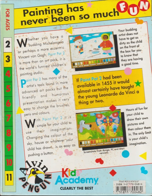 Large scan of the game box