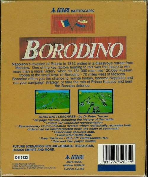 Large scan of the game box