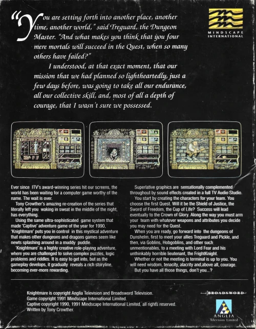 Large scan of the game box