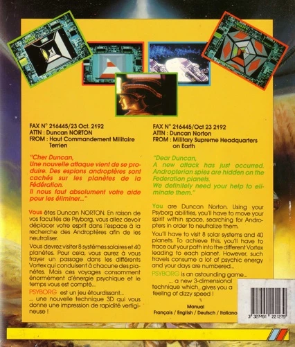 Large scan of the game box