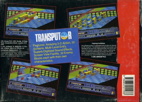 Large scan of the game box