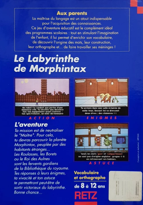 Large scan of the game box