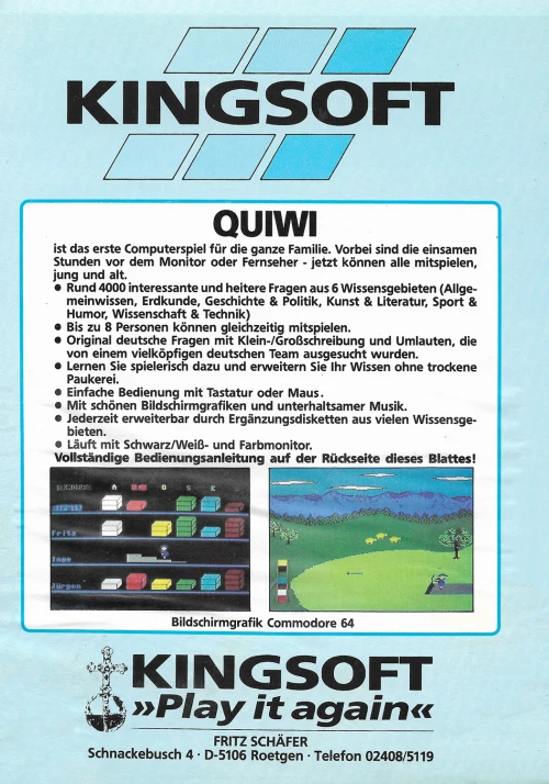 Large scan of the game box