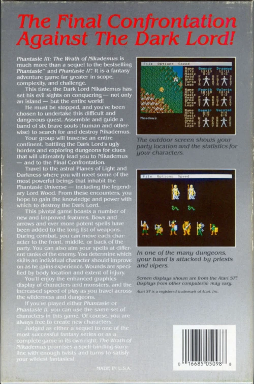 Large scan of the game box
