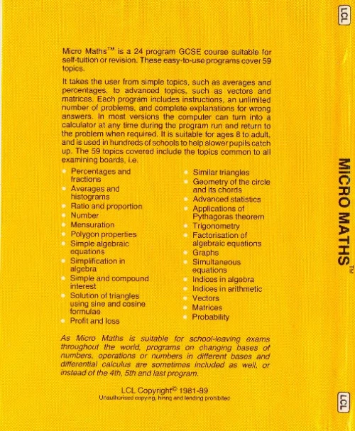 Large scan of the game box