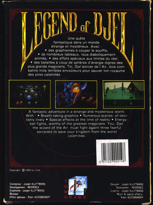 Large scan of the game box