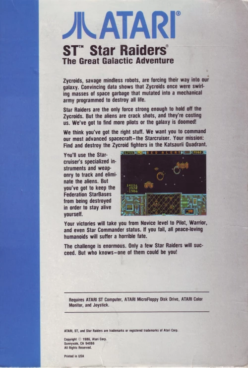 Large scan of the game box