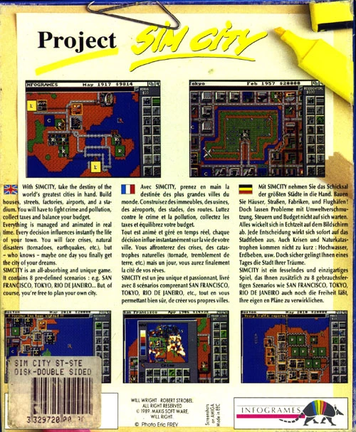 Large scan of the game box
