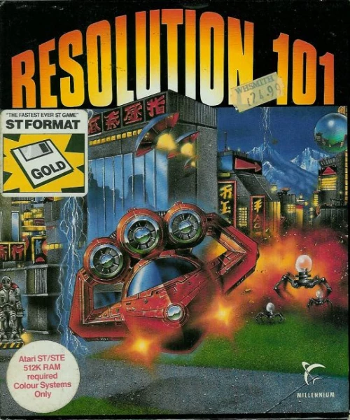 Large scan of the game box