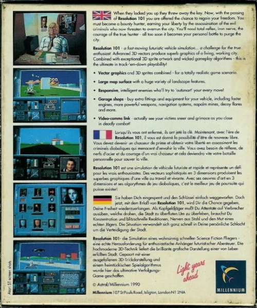 Large scan of the game box