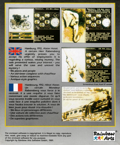 Large scan of the game box