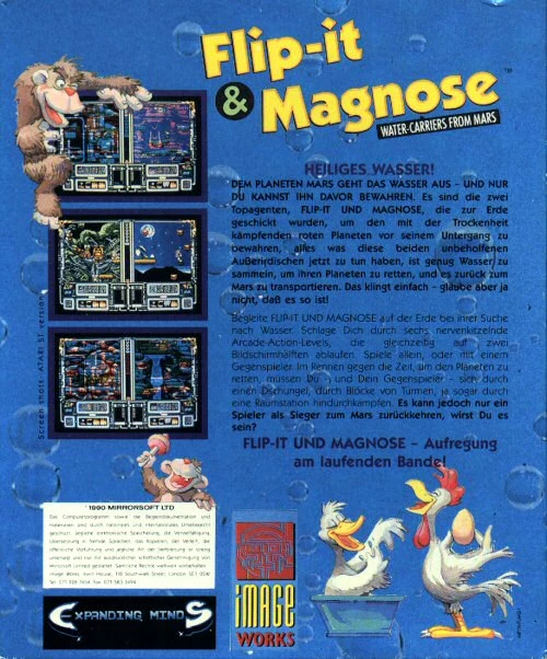 Large scan of the game box