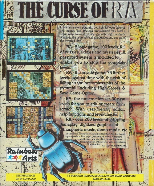 Large scan of the game box