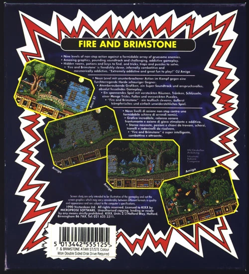 Large scan of the game box