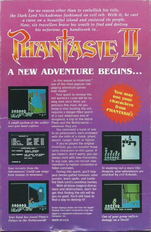 Large scan of the game box