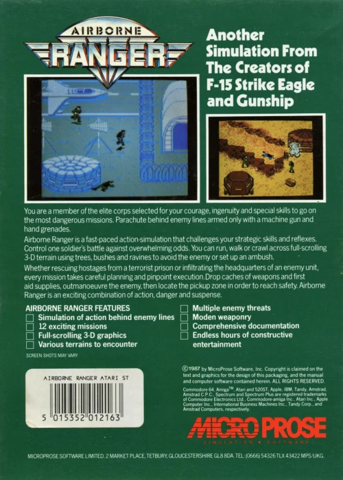 Large scan of the game box