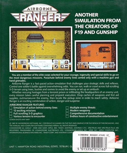 Large scan of the game box