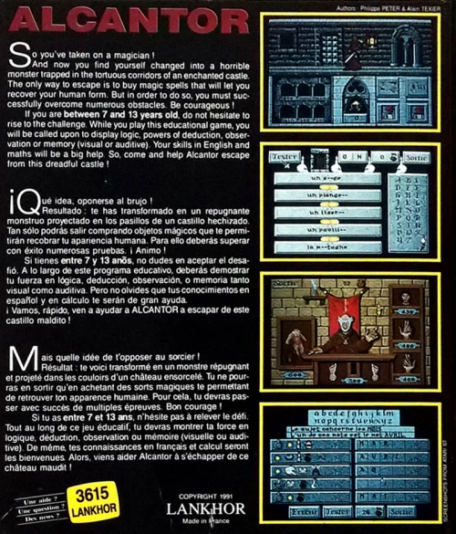 Large scan of the game box