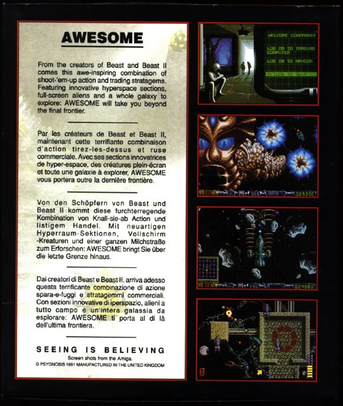 Large scan of the game box