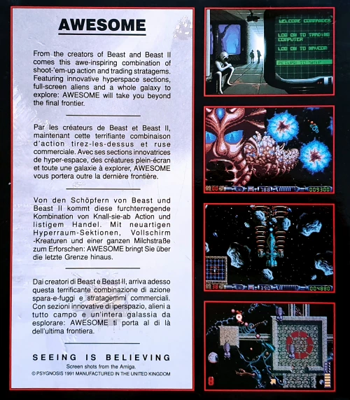Large scan of the game box