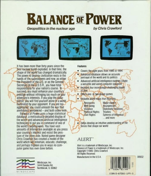 Large scan of the game box