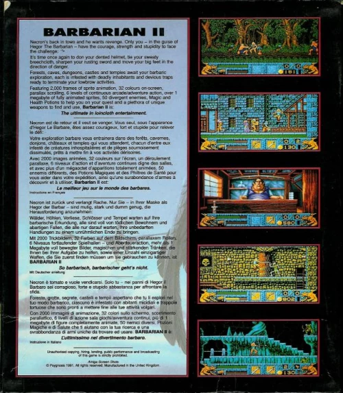 Large scan of the game box
