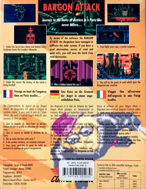 Large scan of the game box