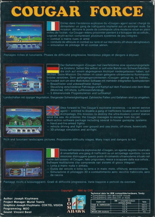 Large scan of the game box