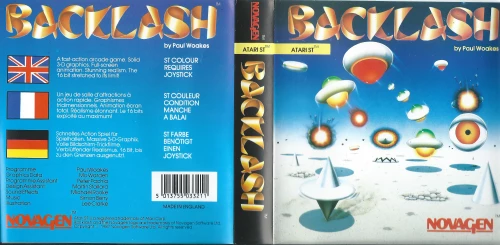Large scan of the game box