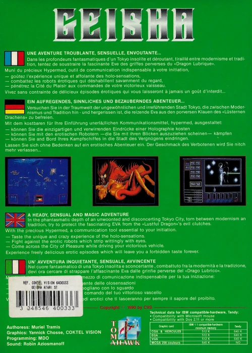 Large scan of the game box