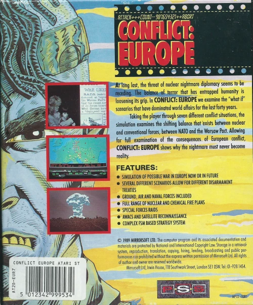Large scan of the game box