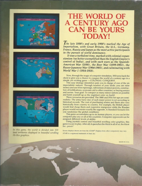Large scan of the game box