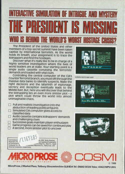 Large scan of the game box