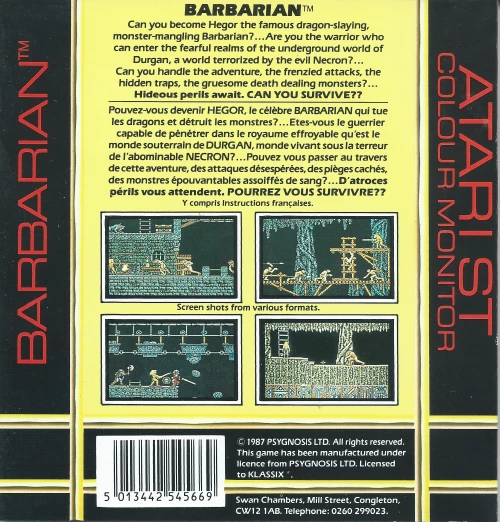 Large scan of the game box