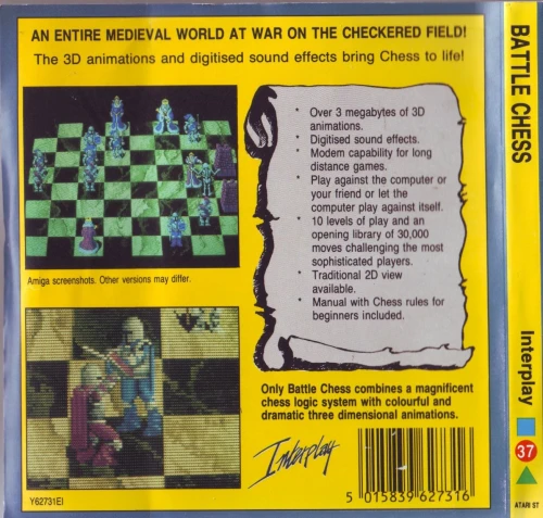 Large scan of the game box