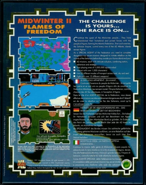 Large scan of the game box