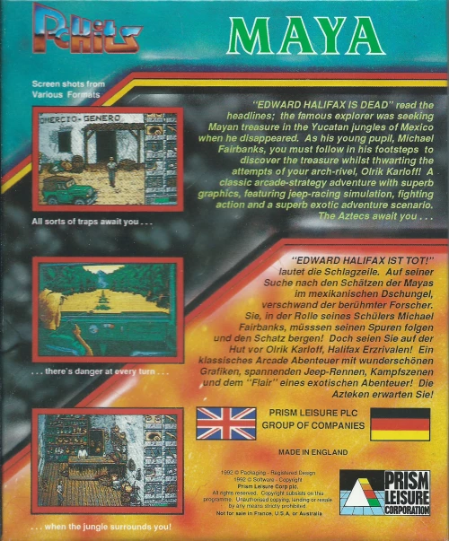 Large scan of the game box