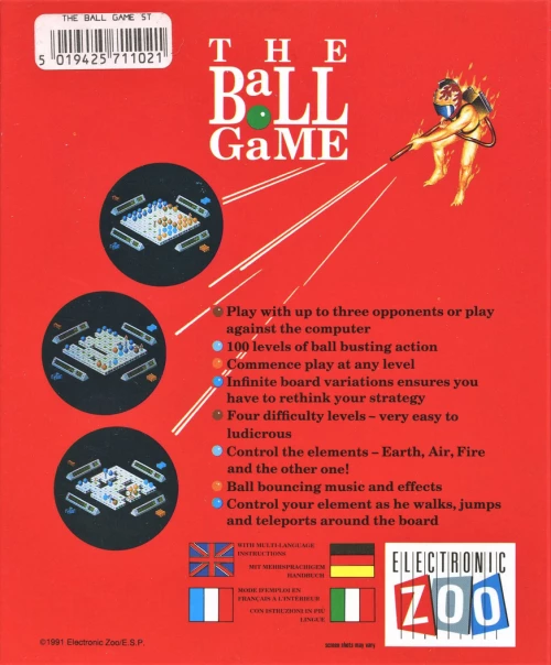 Large scan of the game box