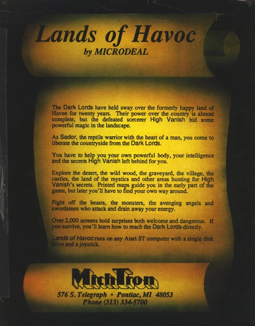 Large scan of the game box