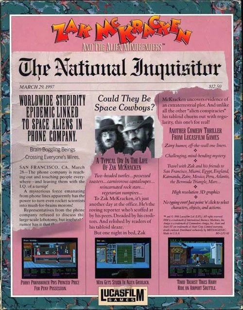 Large scan of the game box