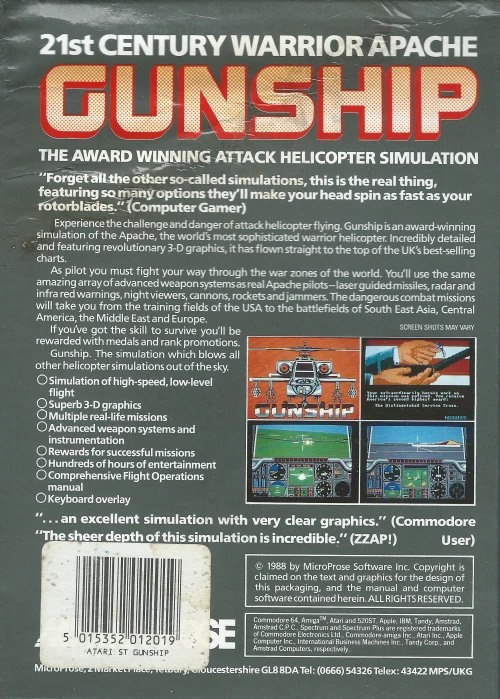 Large scan of the game box