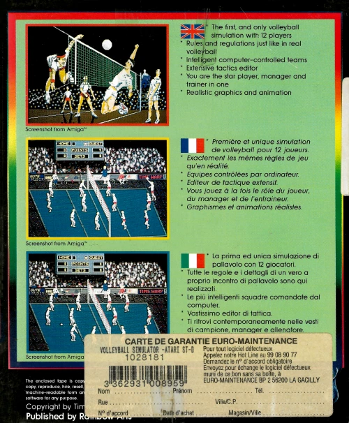 Large scan of the game box