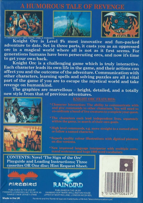 Large scan of the game box
