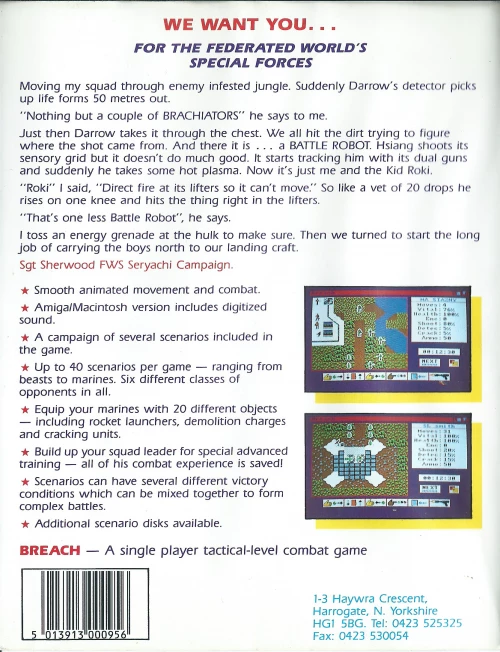 Large scan of the game box