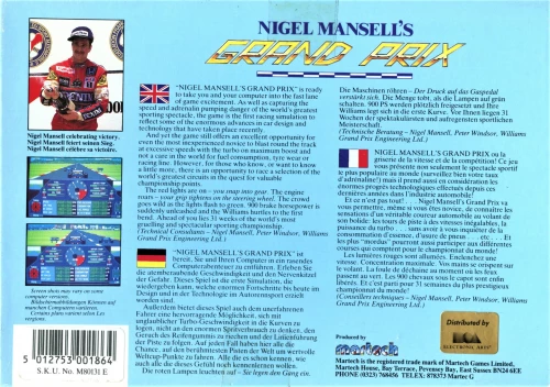 Large scan of the game box
